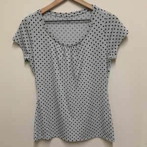 🌸3 for $10🌸 Worthington Polka Dot Short Sleeve Top